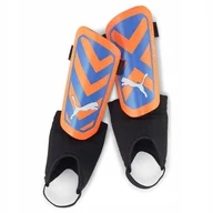 Piłka nożna - Nagolenniki Puma Light Ankle 030874 01 pomarańczowy XL - miniaturka - grafika 1