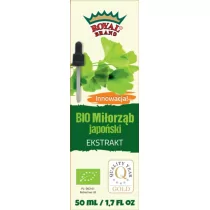 Royal Brand Ekstrakt z miłorzębu japońskiego w kroplach Suplement diety 50 ml Bio - Serce i układ krążenia - miniaturka - grafika 1