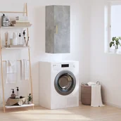 Szafki na klucze - vidaXL Szafka wisząca, szarość betonu, 34,5x34x90 cm - miniaturka - grafika 1