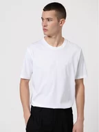 Koszulki męskie - Hugo T-Shirt Dero211 50442898 Biały Regular Fit - miniaturka - grafika 1