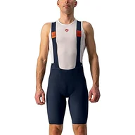 Spodenki męskie - CASTELLI Męskie spodnie rowerowe Black Bibshort Savile Blue, 56 - miniaturka - grafika 1