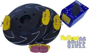 Tylne klocki YellowStuff + NACINANE tarcze hamulcowe EBC seria BSD Ford Mustang 2005-2014 - Tarcze hamulcowe - miniaturka - grafika 12