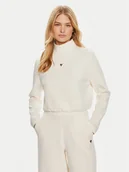 Bluzy damskie - Guess Bluza Olympe V4YQ05 KCAY2 Beżowy Regular Fit - miniaturka - grafika 1