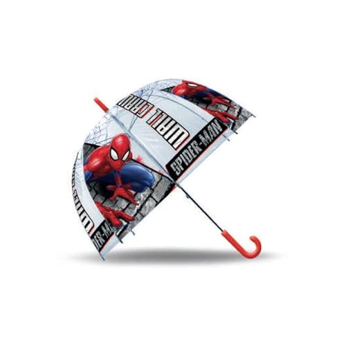 SRV Hub Parasol dla dzieci, zabawny wzór George, wiatroszczelny, wodoodporny, lekki parasol z uchwytem przyjaznym dla dzieci, trwały poliester PCW dla chłopców i dzieci w wieku 3-7 lat