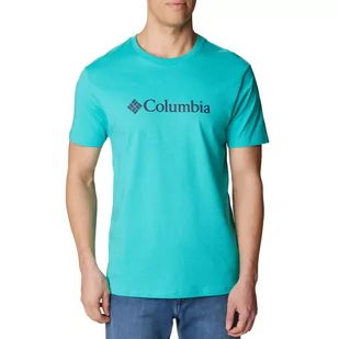 Koszulka Columbia CSC Basic Logo 1680053454 - niebieska - Koszulki męskie - miniaturka - grafika 1