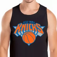 Koszulki męskie - KOSZULKA TANK TOP NEW YORK KNICKS L 0482 CZARNA - miniaturka - grafika 1
