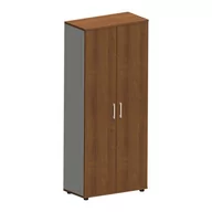 Regały - Regał R-80-5D SILVER ORZECH CAMARO + SZARA PLATYNA - miniaturka - grafika 1