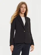 Marynarki i żakiety damskie - Tommy Hilfiger Marynarka WW0WW44096 Czarny Slim Fit - miniaturka - grafika 1