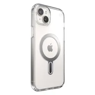 Etui i futerały do telefonów - Speck Presidio Perfect-Clear ClickLock & Magsafe - Etui iPhone 15 Plus (Clear / Chrome Finish / Serene Silver) - miniaturka - grafika 1