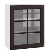 Meble kuchenne - Bristol Witryna Wisząca Gv-60 Szpros Czarny Mat - miniaturka - grafika 1