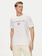 Koszulki męskie - Tommy Hilfiger T-Shirt 85' MW0MW34427 Biały Regular Fit - miniaturka - grafika 1