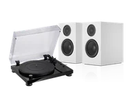 Zestawy stereo - Audio-Technica AT-LPW50PB (czarny) + A28 (biały) - miniaturka - grafika 1