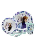 Sztućce dla dzieci - Disney Frozen 5-częściowy zestaw "Frozen" ze wzorem - miniaturka - grafika 1