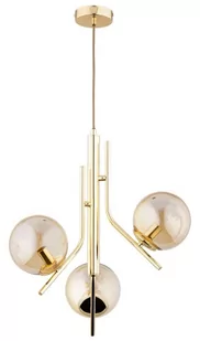 Estel lampa wisząca 3-punktowa złota 62332 - Lampy sufitowe - miniaturka - grafika 1