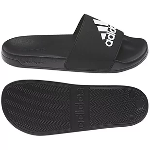 Adidas, Klapki męskie, Adilette Shower F34770, czarny, rozmiar 40 1/2 - Klapki i japonki męskie - miniaturka - grafika 1