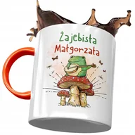 Kubki - Kubek Pomarańczowy Dla Małgorzaty Koleżanki Żony z Nadrukiem ze Zdjęciem+ Opakowanie na prezent (wzór 01) - miniaturka - grafika 1