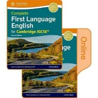 Książki do nauki języka angielskiego - Oxford university press Complete First Language English for Cambridge IGCSE: Print and Online Student Book Pack - miniaturka - grafika 1