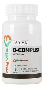 MyVita MyVita Witamina B Complex 100tabl. 5905279123816 - Suplementy diety - miniaturka - grafika 1
