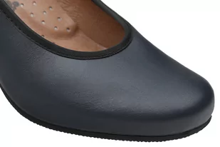Czółenka na obcasie buty AXEL Comfort 1757 Marine Gold na Haluksy Kosela Medic 9757 - Czółenka - miniaturka - grafika 5