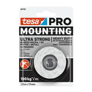 Taśma Montażowa Tesa Pro Mounting 1,5Mx19Mm Mocna - Inne mocowania - miniaturka - grafika 1