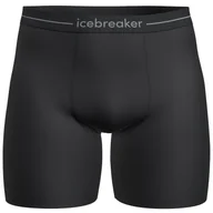 Majtki męskie - Męskie bokserki Icebreaker M Anatomica Long Boxers Rozmiar: XXL / Kolor: czarny - miniaturka - grafika 1