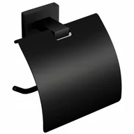 Półki łazienkowe - Uchwyt Na Papier Toaletowy Czarny Metalowy Oste 05 - miniaturka - grafika 1