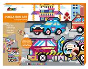 Zabawki kreatywne - Avenir Kolorowe piksele - Transport - Avenir - miniaturka - grafika 1