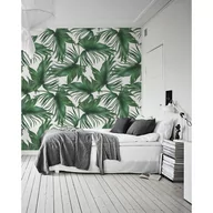 Tapety - Tapeta flizelinowa Malowanie liście palm 104x70cm - miniaturka - grafika 1