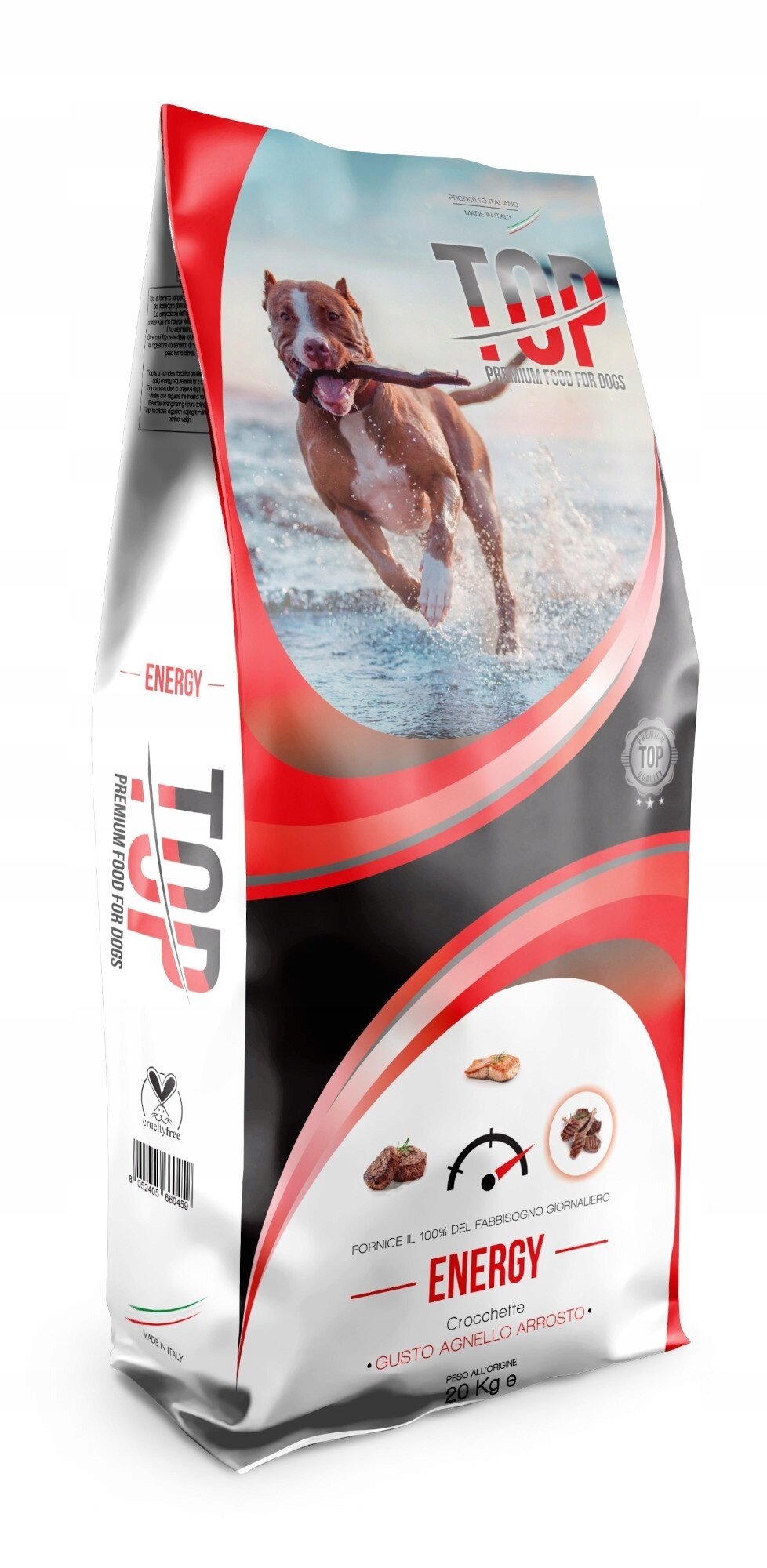 Karma dla psa TOP Premium Food For Dogs Energy M/L Jagnięcina 20 kg