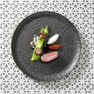 Fine Dine TALERZ PŁYTKI CRUST 30 cm PORCELANA EARTH COLOURS CZARNY - Talerze - miniaturka - grafika 4