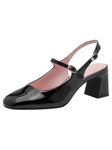 Tamaris Damskie czółenka Sling 1-29601-46, Black Patent, 40 EU