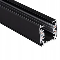 Lampy sufitowe - Szynoprzewód 3-obwodowy do systemu Tear N Tr 1M B czarny - miniaturka - grafika 1