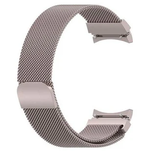 PURO Pasek Milanese Magnetic Band do Samsung Galaxy Watch 4/4 Classic 40/42/44/46mm) Różowe Złoto - Akcesoria do smartwatchy - miniaturka - grafika 1