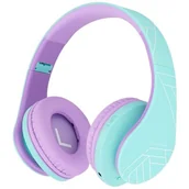Słuchawki - PowerLocus P2 (turkusowo-fioletowe) - miniaturka - grafika 1