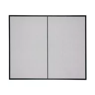 Moskitiery - Moskitiera całoroczna ramkowa antracytowa na okno Standard 100x120 cm tkanina szara Cando - miniaturka - grafika 1