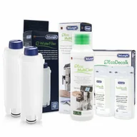 Akcesoria i części do ekspresów do kawy - Zestaw Do Delonghi, Filtr DLSC002 2 szt, EcoDecalk 551329602 200ml, Płyn SER3013 250 ml - miniaturka - grafika 1