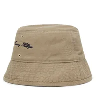 Czapki męskie - Kapelusz Tommy Hilfiger Seasonal Flag Bucket AM0AM13384 Beżowy - miniaturka - grafika 1