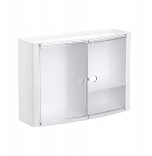 Horizontal bathroom cabinet white/glazed 8411801222614 - Szafki łazienkowe - miniaturka - grafika 1