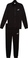 Dresy męskie - Puma Dres męski Puma ESS Sweat Suit czarny 684848 01 L - miniaturka - grafika 1