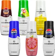 Syropy i koncentraty owocowe - 6x Syrop do SodaStream 440ml - Pepsi, Pepsi Max Bez Cukru, 7UP, Schwip Schwap Bez Cukru, Pink Grejpfruit Zero, Lemon Zero - miniaturka - grafika 1