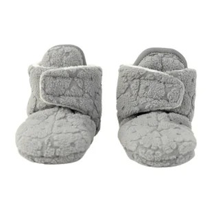 Polarowe buciki kapcie z antypoślizgową podeszwą Fleece Drizzle 6-12 mies. - Buty dla dziewczynek - miniaturka - grafika 1