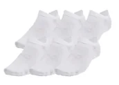 Skarpetki damskie - Skarpety Under Armour STOPKI Essential No Show – 6-pak BIAŁE - miniaturka - grafika 1