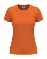 Koszulki i topy damskie - Koszulka damska T-shirt damski Classic-T ST2600 Orange DUŻY ROZMIAR 3XL - miniaturka - grafika 1