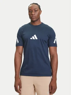 adidas T-Shirt Z.N.E. JW4735 Granatowy Regular Fit - Koszulki męskie - miniaturka - grafika 1