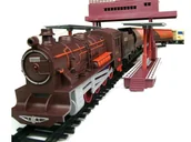 Kolejki i akcesoria - Fenfa Nieznany Ogromna Elektryczna Kolejka 1601A + 7 Wagonów - miniaturka - grafika 1