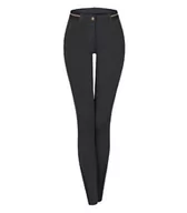 Bryczesy - Waldhausen Bryczesy z pełnym silikonowym lejem damskie ELT VIVIEN - czarny - miniaturka - grafika 1