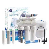 Baterie kuchenne - Supreme RO7 Siedmiostopniowy filtr odwróconej osmozy z czarnym kranikiem - miniaturka - grafika 1