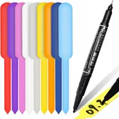 Etykiety do drukarek - Etykiety Do Roślin 12cm Tabliczki Ogrodowe Kolorowe Zestaw 100szt 1,5x12cm - miniaturka - grafika 1