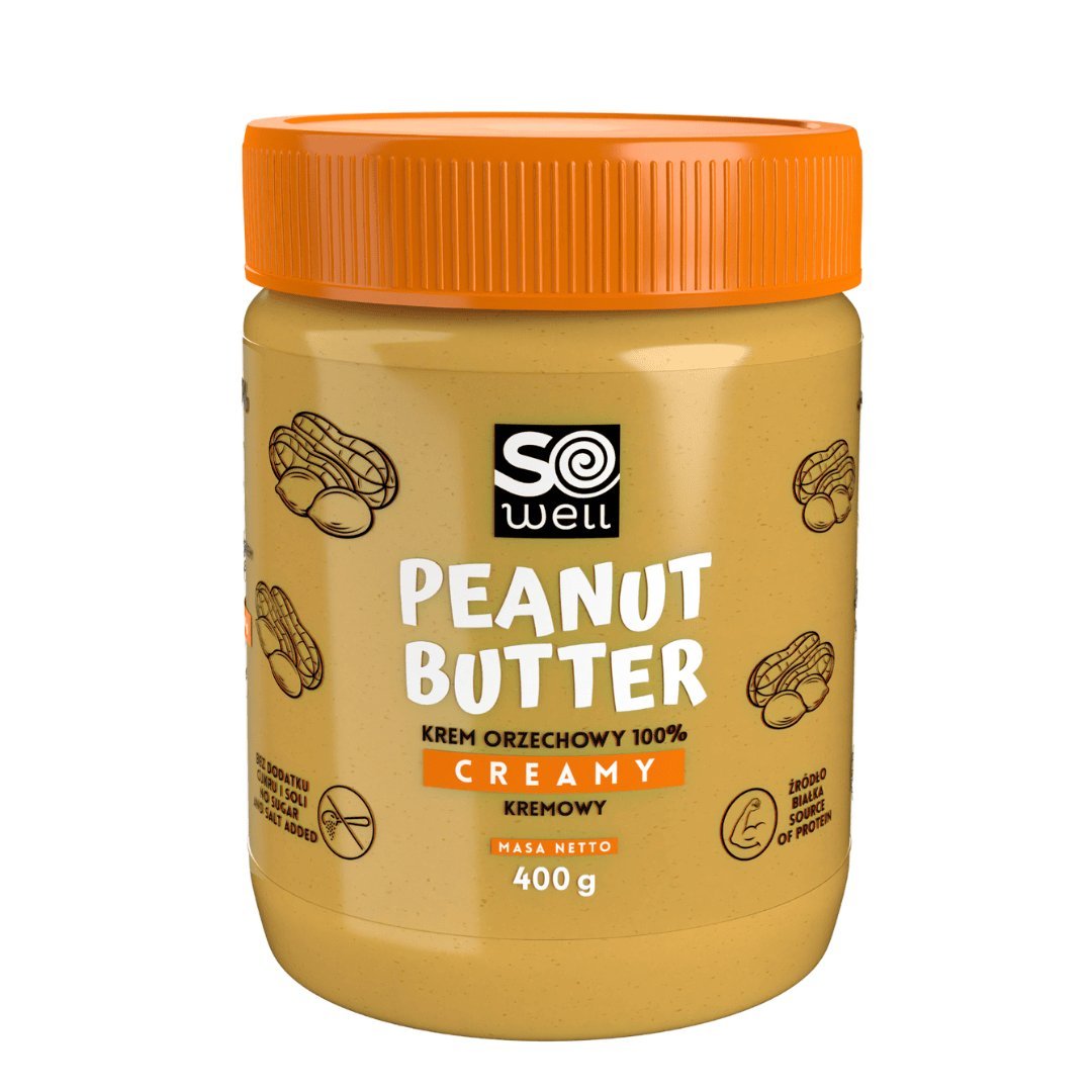 Krem orzechowy 100% kremowy 400g SoWell