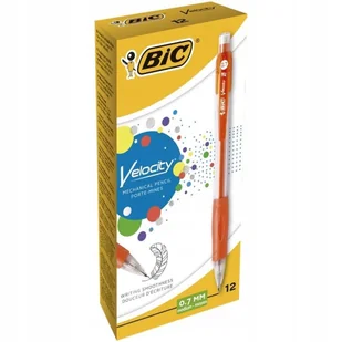 BIC Velocity Pencil ołówek mechaniczny (3 X 0,7 MM HB-MIN) 12 sztuki A-829133 - Ołówki - miniaturka - grafika 2